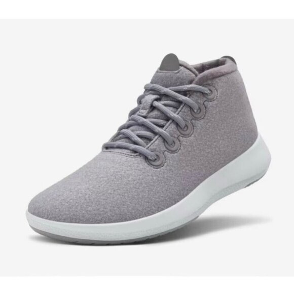 allbirds Womens Runner-Up Mizzle High Top Merino Wool Sneakers Size 8 Grey - Picture 1 of 13